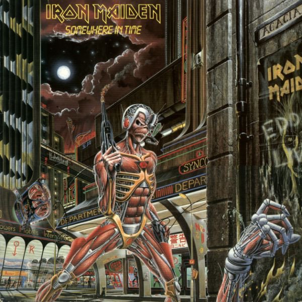 Iron Maiden - Somewhere In Time (LP, Album, RE)
