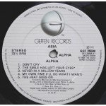 Asia (2) - Alpha (LP, Album)