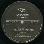 Cream (2) - Live Cream (LP, Album, RE)