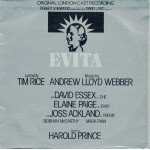 Original London Cast* Recording,  Robert Stigwood  In Association With David Land Presents, Lyrics By  Tim Rice , Music By  Andrew Lloyd Webber - Evita (LP, Album, Gat)