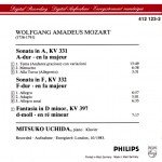 Mozart*, Mitsuko Uchida - 2 Sonatas = 2 Sonaten KV 331 