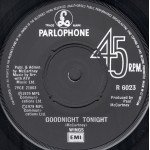 Wings (2) - Goodnight Tonight (7
