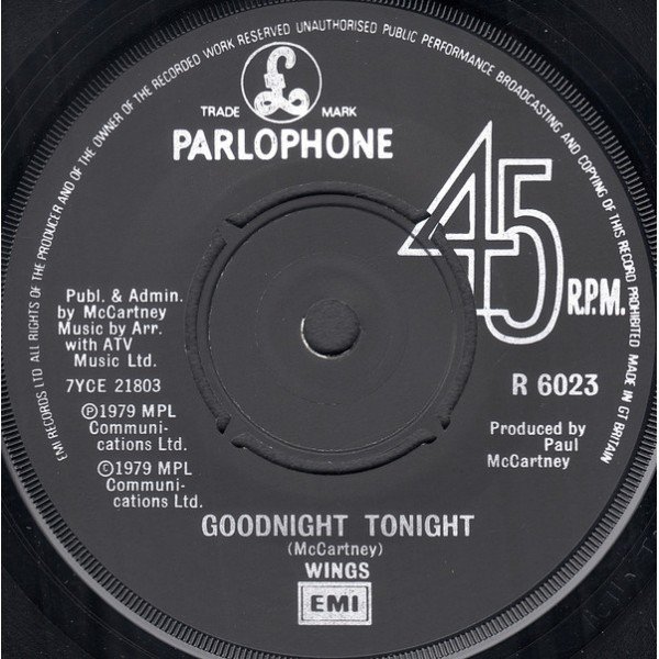 Wings (2) - Goodnight Tonight (7