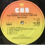 Bob Dylan - Pat Garrett & Billy The Kid - Original Soundtrack Recording (LP, Album, RE)