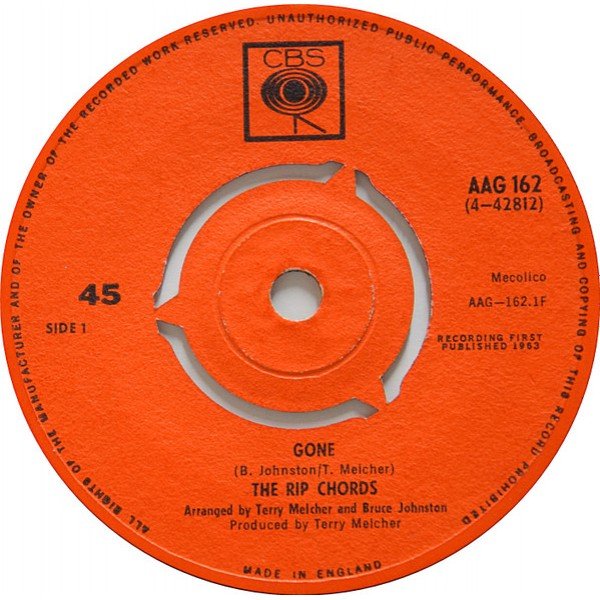 The Rip Chords - Gone / She Thinks I Still Care (7