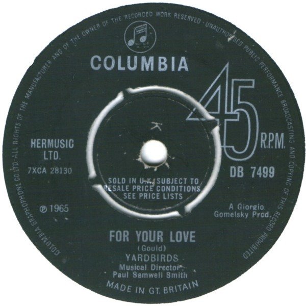 Yardbirds* - For Your Love (7