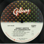 Johnny Griffin - NYC Underground (LP, Album, San)
