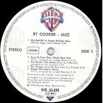 Ry Cooder - Jazz (LP, Album, RE)