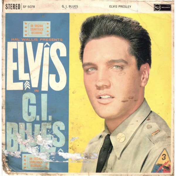 Elvis* - G.I. Blues (LP, Album, RE, Ora)