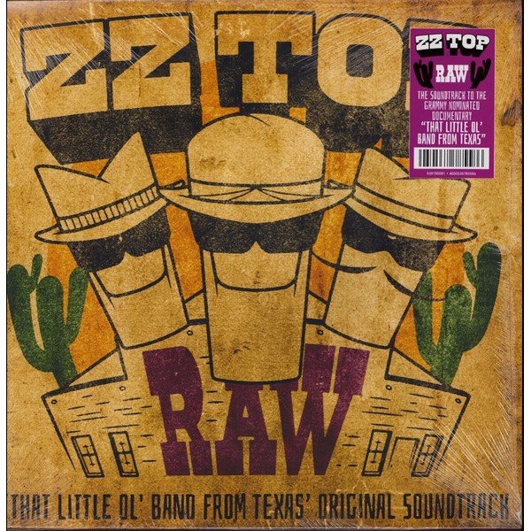 ZZ Top - Raw ('That Little Ol' Band From Texas' Original Soundtrack) (LP, Album)