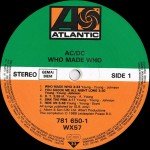 AC/DC - Who Made Who (LP, Album, Comp)