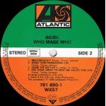AC/DC - Who Made Who (LP, Album, Comp)
