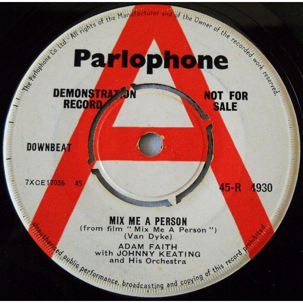 Adam Faith - Mix Me A Person (7