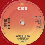 After The Fire - One Rule For You (7