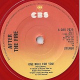 After The Fire - One Rule For You (7