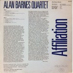 Alan Barnes Quartet - Affiliation (LP, Album)