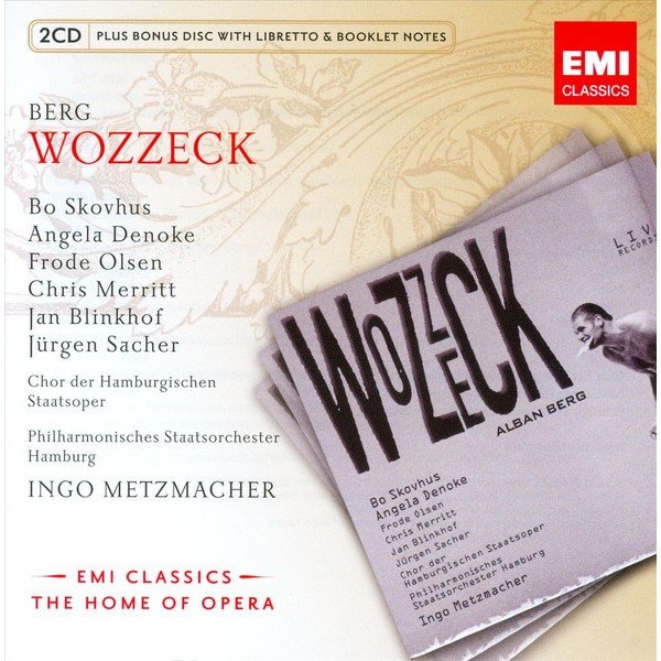 Berg* - Bo Skovhus, Angela Denoke, Frode Olsen (2), Chris Merritt, Jan Blinkhof, Jürgen Sacher, Chor Der Hamburgischen Staatsoper, Philharmonisches Staatsorchester Hamburg, Ingo Metzmacher - Wozzeck / Lulu-Suite (2xCD, Comp + CD-ROM)