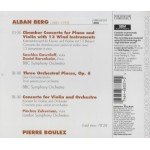 Berg* - Pierre Boulez - Chamber Concerto - Three Orchestral Pieces, Op. 6 - Violin Concerto (CD, Comp)