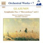 Glazunov*, Moscow Symphony Orchestra*, Alexander Anissimov - Symphonies Nos. 1 