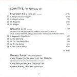 Alfred Schnittke - Hanneli Rupert · Cape Town Opera Voice Of The Nation, Cape Philharmonic Orchestra / Owain Arwel Hughes - Symphony No. 0 (1956-57) · Nagasaki (CD, Album)
