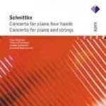 Schnittke* / Irina Schnittke / Viktoria Postnikova* / London Sinfonietta / Guennadi Rojdestvenski* - Concerto For Piano Four Hands / Concerto For Piano And Strings (CD, Album, RE)