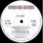 The Allman Brothers Band - Eat A Peach (2xLP, Album, Gat)