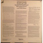 Anthony Milner (2), BBC Symphony Orchestra, Lionel Friend - Symphony No1 / Variations For Orchestra (LP)