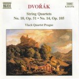Dvořák* - Vlach Quartet Prague - String Quartets No. 10, Op. 51 / No. 14, Op. 105 (CD)