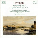 Antonín Dvořák, Slovak Philharmonic Orchestra, Stephen Gunzenhauser - Symphony No. 1 • Legends Op.59 Nos. 1-5 (CD, Album)