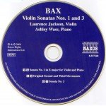 Bax*, Laurence Jackson, Ashley Wass - Violin Sonatas  Nos. 1 And 3 (CD)