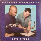 Art Pepper & George Cables - Tête-À-Tête (LP, Album, Pit)