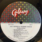 Art Pepper & George Cables - Tête-À-Tête (LP, Album, Pit)