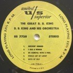 B. B. King And His Orchestra* - The Great B. B. King (LP, Album, RE)