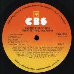 Barbra Streisand - Barbra Streisand's Greatest Hits - Volume 2 (LP, Comp)