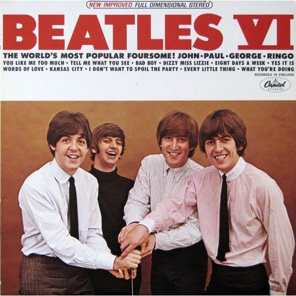 The Beatles - Beatles VI (LP, Album, RE, Pur)