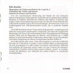 Béla Bartók, György Pauk, Jenő Jandó*, Kodály Quartet - Rhapsodies Nos. 1 & 2 / Piano Quintet (CD, Album)