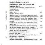Britten*, McPhee*, BBC Symphony Orchestra, Leonard Slatkin - The Prince Of The Pagodas Suite / Tabuh-Tabuhan (CD)