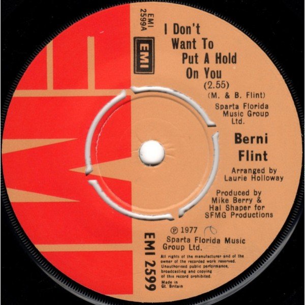 Berni Flint - I Don't Want To Put A Hold On You (7