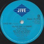 Big Fun And Sonia Featuring Gary Barnacle - You've Got A Friend (7