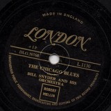 Bill Snyder And His Orchestra / Sir Hubert Pimm - The Chicago Blues / I Wanna Say Hello (Shellac, 10