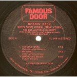The Bill Watrous Quartet* With Derek Smith, Linc Milliman And Ronnie Bedford - Roaring Back Into New York, New York (LP, Album)