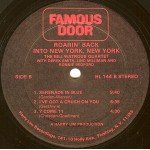 The Bill Watrous Quartet* With Derek Smith, Linc Milliman And Ronnie Bedford - Roaring Back Into New York, New York (LP, Album)