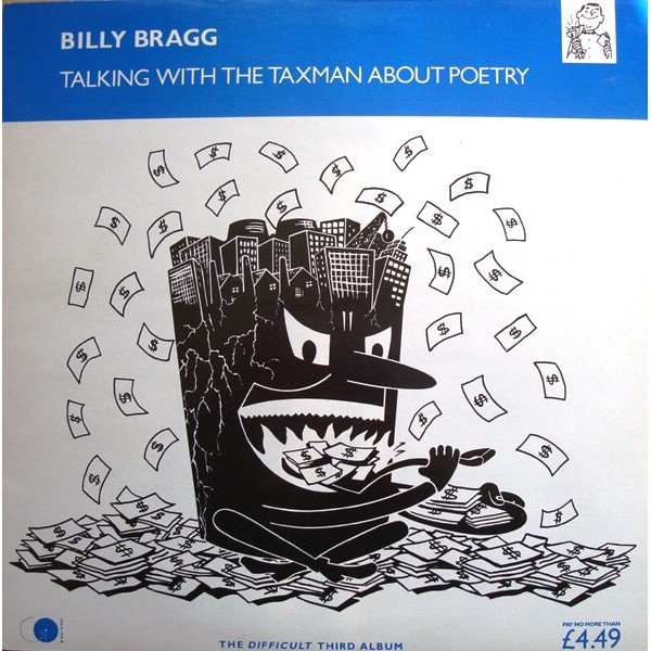 Billy Bragg - Talking With The Taxman About Poetry (LP, Album, PRS)