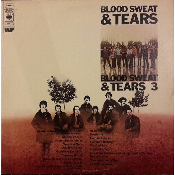 Blood, Sweat & Tears* - Blood, Sweat & Tears / Blood, Sweat & Tears 3 (2xLP, Comp)