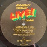 Bob Marley And The Wailers* - Live! (LP, Album, RE, EMI)
