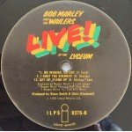 Bob Marley And The Wailers* - Live! (LP, Album, RE, EMI)