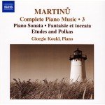 Martinů*, Giorgio Koukl - Piano Sonata • Fantaisie Et Toccata • Etudes And Polkas (CD, Album)