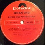 Brian Eno - Before And After Science (LP, Album, RP)