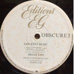 Brian Eno - Discreet Music (LP, Album, RE)