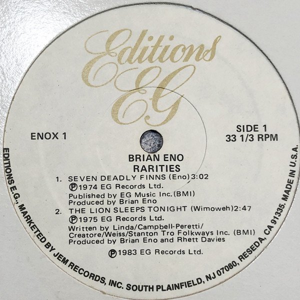 Brian Eno - Rarities (12